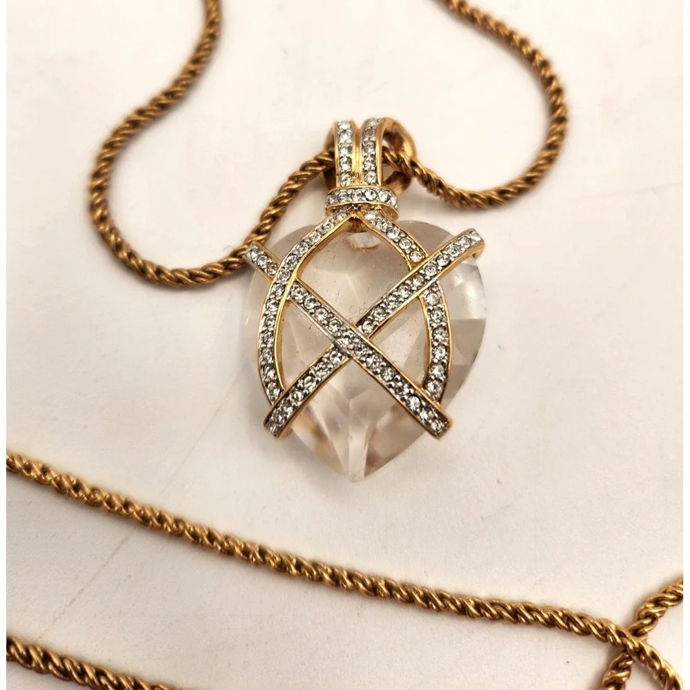 Swarovski® Crystal Heart & Cubic Zirconia Necklace 32